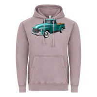 Vintage Zinc western truck left 34 view Vintage Hoodie - FaDigitalArtStudio