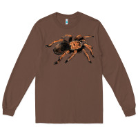 Chestnut Mexican Red Knee Tarantula Long Sleeve Tee - LillyAllenDesigns