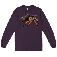 Plum Mexican Red Knee Tarantula Long Sleeve Tee - LillyAllenDesigns