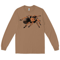 Toasted Coconut Mexican Red Knee Tarantula Long Sleeve Tee - LillyAllenDesigns