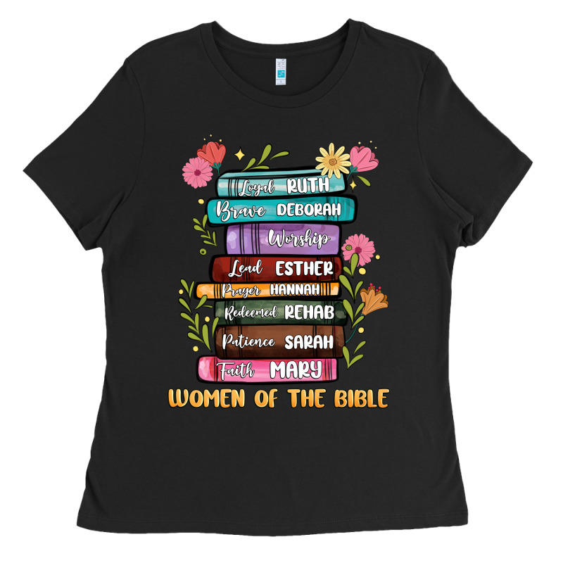 The Original Women Of The Bible Books Full Color Ladies Tee by JahusDesignShop | Teevron
