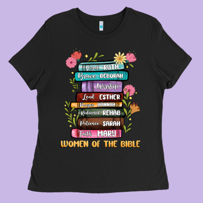 The Original Women Of The Bible Books Full Color Ladies Tee Designed By Jahusdesignshop