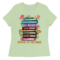 Matcha the original women of the bible books full color Ladies Tee - JahusDesignShop