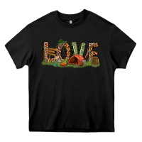 Black love camping Heavy Core Tee - texasbilliewilder