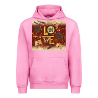 Fuchsia Pink wizard love Urban Hoodie - TumblerDesignByShophia