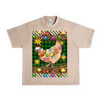 French Oak Christmas Chicken Urban Heavy Tee - Artiststas