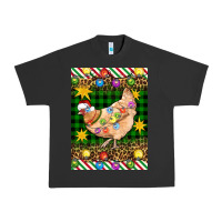 Pigment Black Christmas Chicken Urban Heavy Tee - Artiststas