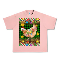 Salmon Christmas Chicken Urban Heavy Tee - Artiststas