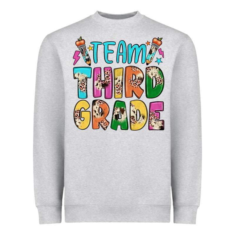 Team Third Grade Heavyweight Sweatshirt by JahusDesignShop | Teevron