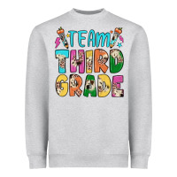 Heather Grey team third grade Heavyweight Sweatshirt - JahusDesignShop