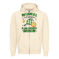 Sandshell pickleball is my favorite season Zipper Hoodie - MaliasSmallBusiness