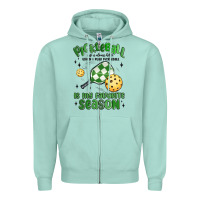 Seafoam pickleball is my favorite season Zipper Hoodie - MaliasSmallBusiness