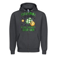 Smoke pickleball is my favorite season Zipper Hoodie - MaliasSmallBusiness