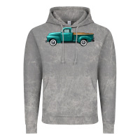 Cloud Rock western truck left side view Vintage Hoodie - FaDigitalArtStudio