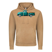 Vintage Camel western truck left side view Vintage Hoodie - FaDigitalArtStudio