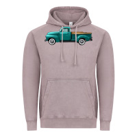 Vintage Zinc western truck left side view Vintage Hoodie - FaDigitalArtStudio