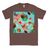 Chestnut summer vibes seamless pattern Classic Tee - BundleAndBundleShop
