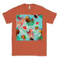 Copper summer vibes seamless pattern Classic Tee - BundleAndBundleShop