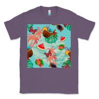 Lavender summer vibes seamless pattern Classic Tee - BundleAndBundleShop