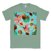 Sage summer vibes seamless pattern Classic Tee - BundleAndBundleShop