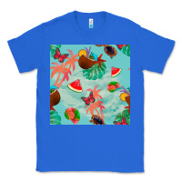 True Royal summer vibes seamless pattern Classic Tee - BundleAndBundleShop