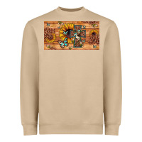 Mushroom leopard cross butterfly sunflower Heavyweight Sweatshirt - JahusDesignShop
