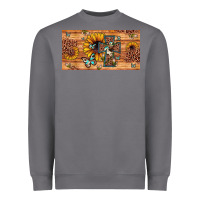 Storm leopard cross butterfly sunflower Heavyweight Sweatshirt - JahusDesignShop