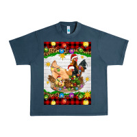 Midnight Navy Christmas coop animals Urban Heavy Tee - Artiststas
