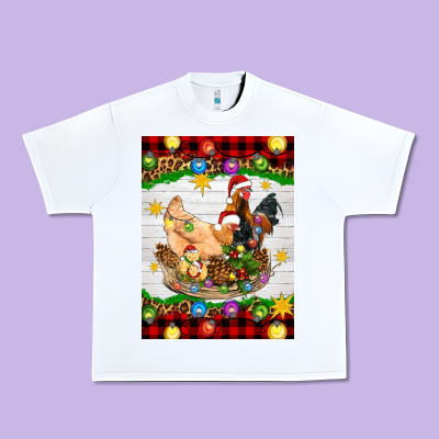 Christmas Coop Animals Urban Heavy Tee Designed By Artiststas