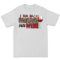 Dove Grey i run on sarcasm and wine Premium Tee - Zillion Design Studio
