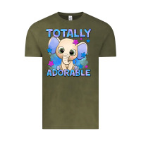 Vintage Olive totally adorable elephant boy Vintage Tee - AdoDesignShop
