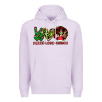 Lilac Peace Love Grinch Premium Hoodie - Bettercallsaul