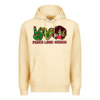 Peace Love Grinch Premium Hoodie | Teevron