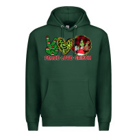 Sports Green Peace Love Grinch Premium Hoodie - Bettercallsaul