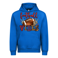 Cobalt Football vibes red and blue Urban Hoodie - HowdyJamesFarm