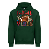 Forest Green Football vibes red and blue Urban Hoodie - HowdyJamesFarm