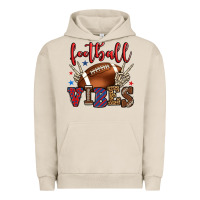 Pigment French Oak Football vibes red and blue Urban Hoodie - HowdyJamesFarm