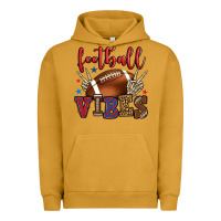 Pigment Peanut Butter Football vibes red and blue Urban Hoodie - HowdyJamesFarm
