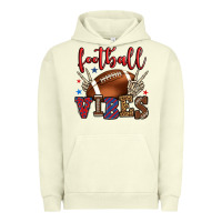 Pigment Pistachio Football vibes red and blue Urban Hoodie - HowdyJamesFarm