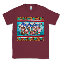 Burgundy American babe leopard gemstone Classic Tee - Artiststas