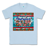 Dusty Blue American babe leopard gemstone Classic Tee - Artiststas