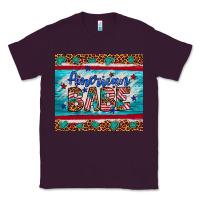 Plum American babe leopard gemstone Classic Tee - Artiststas