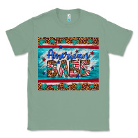 Sage American babe leopard gemstone Classic Tee - Artiststas