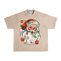 French Oak santa with little christmas Urban Heavy Tee - AdoDesignShop
