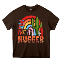 Chocolate Brown not a hungger Heavy Core Tee - texasbilliewilder