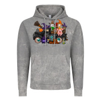 Cloud Rock halloween farm animals truck Vintage Hoodie - RacoonDesign