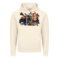 Vintage Artic halloween farm animals truck Vintage Hoodie - RacoonDesign