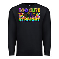 Black cute and colorful pride message Premium Sweatshirt - LillyAllenDesigns