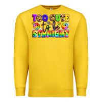 Lemon cute and colorful pride message Premium Sweatshirt - LillyAllenDesigns