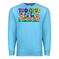 Ocean Blue cute and colorful pride message Premium Sweatshirt - LillyAllenDesigns